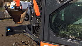 Godet trapèze mini-pelle