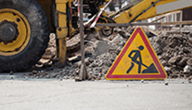 Panneaux de chantier travaux