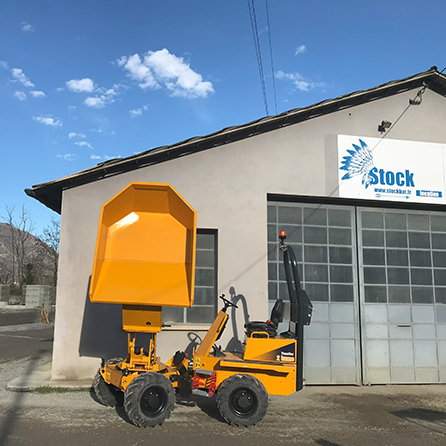 Thwaites Mach 2071 : Le dumper Hi‑Swivel 2 tonnes SURELEVATEUR