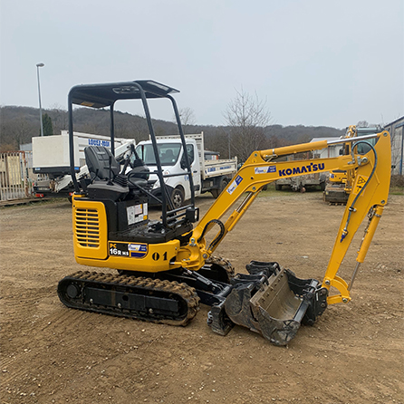 Mini-pelle 1.7 t Canopy KOMATSU PC16MR-5