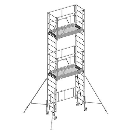 Echafaudage 4 ou 6 m roulant ALTRAD SAINT-DENIS