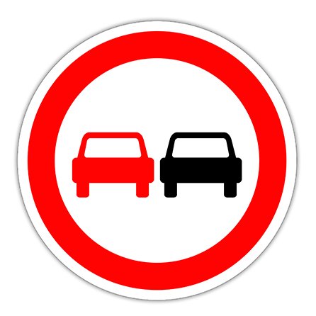 Panneaux "Interdiction de dépasser" (BK3)