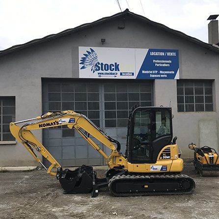 Mini-pelle 6 t cabine KOMATSU PC 58 MR-5