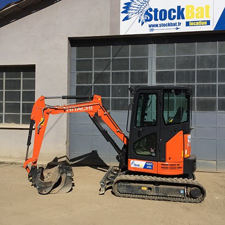 Mini-pelle 2.7 t cabine - HITACHI