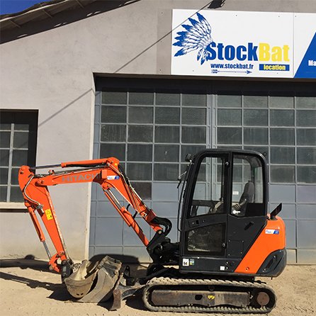 Mini-pelle 2.7 t cabine rayon court - HITACHI